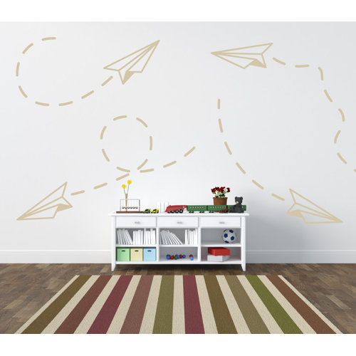 Harriet Bee Paper Airplanes Wall Decal & Reviews Wayfair